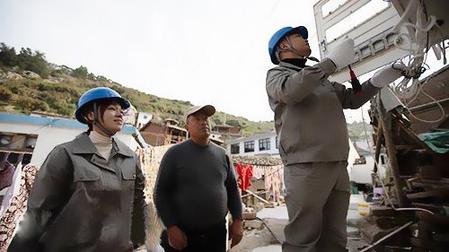 南麂島與大陸聯網工程是他們期盼已久的一件民生大事