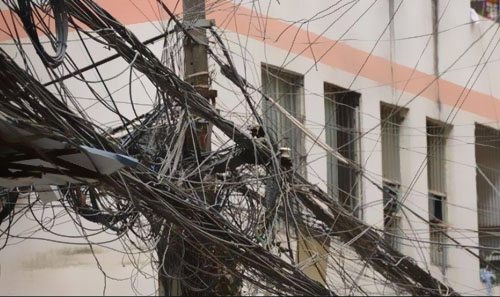 周口整治亂拉電線網線